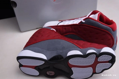 JORDAN FLINT RED GYM RETRO 13 GREY - 1123